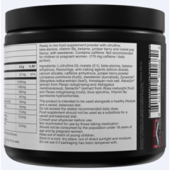 BUCKED UP, WOKE AF версия EU, PREMIUM Pre-Workout, вкус Rocket Pop (Голубая малина, лайм, вишня), 260 г (40 порций)