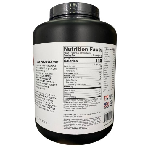 BUCKED UP, PREMIUM Whey Protein, WHEY BLEND, вкус Chocolate (шоколад) 2.25 кг (59 порций)