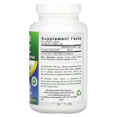 Best Naturals, NAC, N-ацетилцистеин, 600 мг, 250 капсул