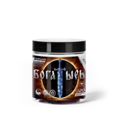 Bogatyr, Моногидрат Креатина, вкус Черника, 120 жевательных мармеладок, (30 порций)