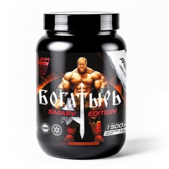 Bogatyr, MASS Gainer, Гейнер для увеличения массы, вкус Черника, 1500 г, (15 порций)