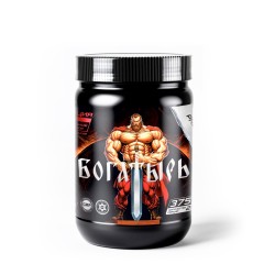Bogatyr, Pre-Workout, Предтренировочный комплекс, вкус Фруктовый пунш, 375 г, (25 порций)