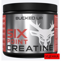 BUCKED UP, Six Point, PREMIUM Креатин 6-ти компонентный, 173 г (30 порций)