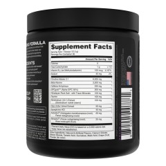 BUCKED UP, WOKE AF USA, PREMIUM Pre-Workout, Ноотропный предтренировочный комплекс, вкус Grape gainz (Виноград), 369 г (30 порций)