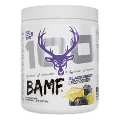 BUCKED UP, BAMF 100 Series, PREMIUM ноотропный предтренировочный комплекс, вкус Blackberry Lemonade (Ежевичный лимонад), 369 г (30 порций)
