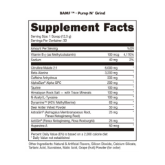 BUCKED UP, BAMF Stick Packs, PREMIUM ноотропный предтренировочный комплекс, вкус Pump N Grind (Виноград/Зеленое яблоко), 12.3 г (1 порция)