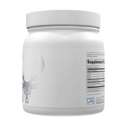BUCKED UP, PREMIUM, пептиды коллагена с гиалуроновой кислотой и витамином C, без вкусовых добавок, 333 г (30 порций)