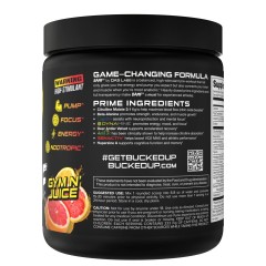 BUCKED UP, BAMF, PREMIUM ноотропный предтренировочный комплекс, вкус Gym N Juice (грейпфрут и цитрус), 366 г (30 порций)