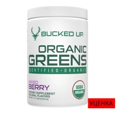 BUCKED UP, PREMIUM Органическая зелень, вкус Ягодное ассорти, 316,8 г (30 порций)
