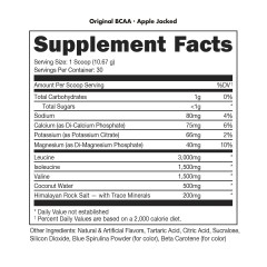BUCKED UP, PREMIUM Original BCAA 2:1:1, вкус Apple Jacked (Яблоко), 321 г (30 порций)