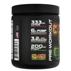 BUCKED UP, WOKE AF USA, BLACK, Pre-Workout, Ноотропный предтренировочный комплекс, вкус Island Fusion (Клубника, ананас, лайм), 351 г (30 порций)