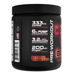 BUCKED UP, WOKE AF USA, BLACK, Pre-Workout, Ноотропный предтренировочный комплекс, вкус Sets on the Beach (Апельсин, клюква, персик), 357 г (30 порций)