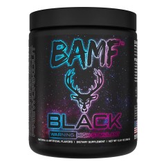 BUCKED UP, BAMF BLACK, PREMIUM, ноотропный предтренировочный комплекс, вкус Welcome To Miami (клубника, манго, ананас), 366 г (30 порций)