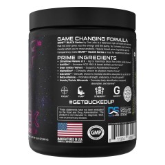 BUCKED UP, BAMF BLACK, PREMIUM, ноотропный предтренировочный комплекс, вкус Welcome To Miami (клубника, манго, ананас), 366 г (30 порций)