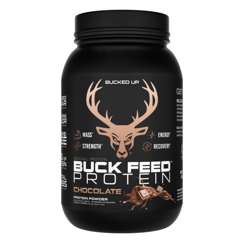 BUCKED UP, Buck Feed Original, PREMIUM протеин, вкус Шоколад, 1030 г (30 порций)