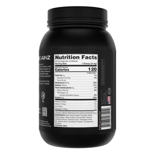 BUCKED UP, Buck Feed Original, PREMIUM протеин, вкус Horchata (Ваниль, корица и кокос), 948 г (30 порций) 