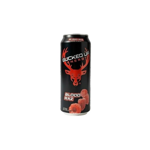BUCKED UP, Energy Drink, энергетический напиток, вкус Blood Raz (Красная малина), 473 мл (16 унций)