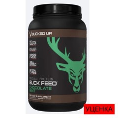 BUCKED UP, Buck Feed Original, PREMIUM протеин, вкус Chocolate mint (Мятный шоколад), 975 г (30 порций) 