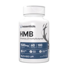 BUCKED UP, HMB, бета-гидрокси-бета-метилбутират, 1500 мг, 180 капсул, 60 порций