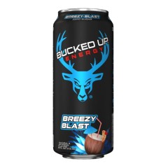 BUCKED UP, Energy Drink, энергетический напиток, вкус Breezy Blast (Ананас и кокос), 473 мл (16 унций)
