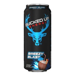 Bucked Up, Energy Drink, энергетический напиток, вкус Breezy Blast (Ананас и кокос), 473 мл (16 унций)