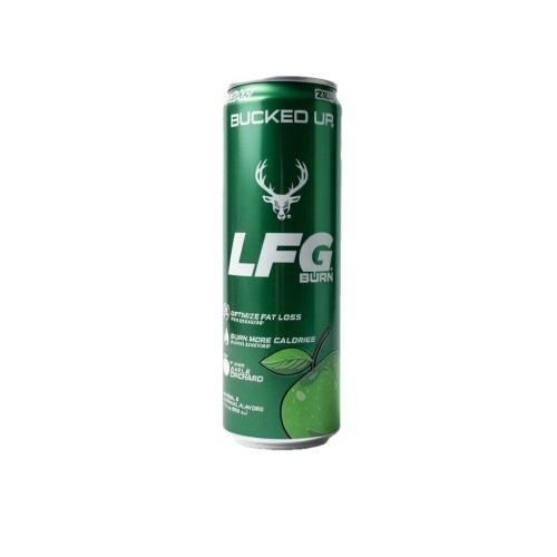 BUCKED UP, LFG Energy, Энергетический напиток, вкус Apple Orchard (Яблоневый сад), 355 мл