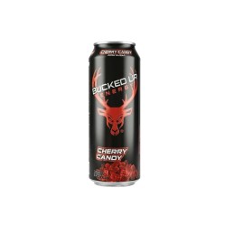 BUCKED UP, Energy Drink, энергетический напиток, вкус Cherry Candy (Вишневые конфетки), 473 мл (16 унций)