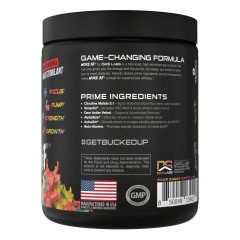 BUCKED UP, WOKE AF USA, PREMIUM Pre-Workout, Ноотропный предтренировочный комплекс, вкус Sour Bucks (Кислые баксы), 369 г (30 порций)