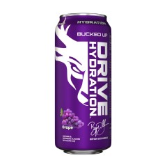BUCKED UP, Drive Hydration, гидратационный напиток с электролитами, вкус Виноград, 473 мл (16 унций)