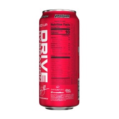 BUCKED UP, Drive Hydration, гидратационный напиток с электролитами, вкус Клубничный лимонад, 473 мл (16 унций)