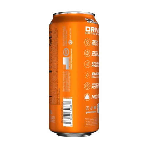 BUCKED UP, Drive Hydration, гидратационный напиток с электролитами, вкус Манго и мандарин, 473 мл (16 унций)