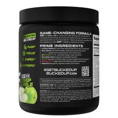 BUCKED UP, BAMF, PREMIUM ноотропный предтренировочный комплекс, вкус Crisp apple (Хрустящее яблоко), 360 г (30 порций)