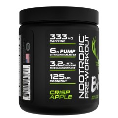 BUCKED UP, BAMF, PREMIUM ноотропный предтренировочный комплекс, вкус Crisp apple (Хрустящее яблоко), 360 г (30 порций)