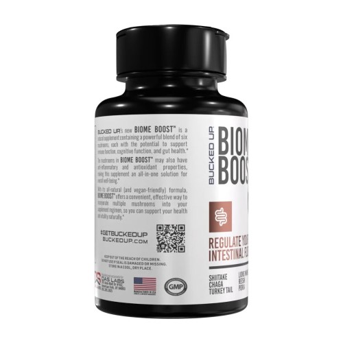 BUCKED UP, Biome Boost, 60 вегетарианских капсул, (30 порций)