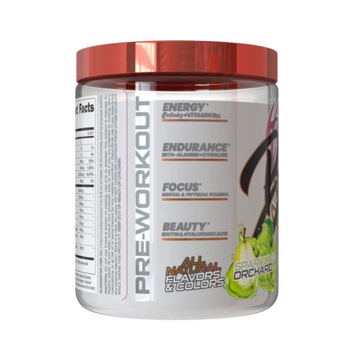 BUCKED UP, Babe, предтренировочный комплекс, вкус Sparkling Orchard (Зеленое яблоко, белый персик и белый виноград), 357 г (30 порций)