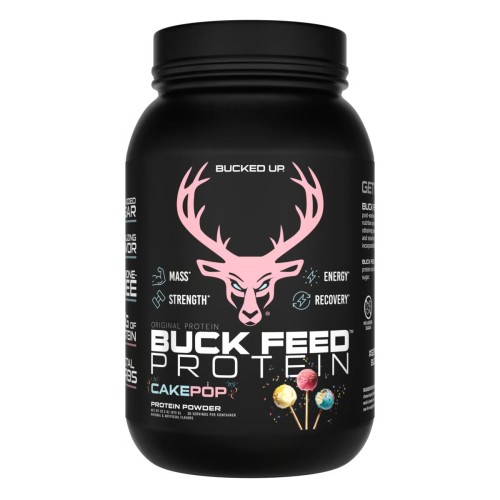 BUCKED UP, Buck Feed Original, PREMIUM протеин, вкус Cakepop (Кейкпоп), 915 г (30 порций)