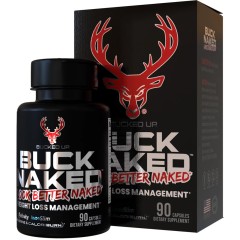 BUCKED UP, Buck Naked, для контроля веса — 90 капсул,(30 порций)