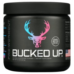 BUCKED UP, PREMIUM Pre-Workout, предтренировочная добавка, вкус Miami (клубника, манго и ананас), 265 г (25 порций)