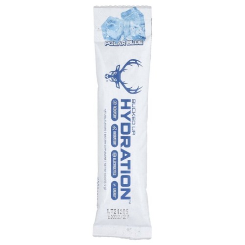 BUCKED UP, Hydration, Электролитная смесь для напитков, вкус Polar Blue (Полярно голубой), 18 пакетиков