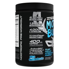 BUCKED UP, Mother Bucker PREMIUM Pre-Workout, усиленный предтренировочный комплекс, вкус Blue Cotton Candy (Голубая сахарная вата), 380 г (20 порций)