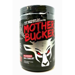 BUCKED UP, Mother Bucker Pre-Workout, усиленный предтренировочный комплекс, вкус (Красная малина/Апельсин), 408 г (40 порций)