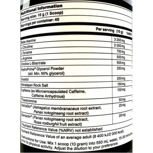 BUCKED UP, Mother Bucker Pre-Workout, усиленный предтренировочный комплекс, вкус Miami (Клубника, манго, ананас), 400 г (40 порций)