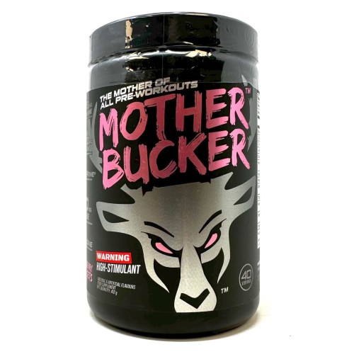 BUCKED UP, Mother Bucker Pre-Workout, усиленный предтренировочный комплекс, вкус Strawberry Summer (Клубника), 412 г (40 порций)