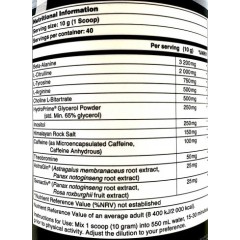 BUCKED UP, Mother Bucker Pre-Workout, усиленный предтренировочный комплекс, вкус Musclehead Mango (Манго), 400 г (40 порций)