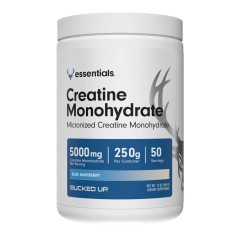 BUCKED UP, RAW Supplements, Creatine Monohydrate, вкус Blue Raspberry (голубая малина), 50 порций