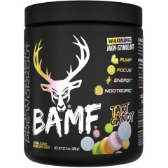 BUCKED UP, BAMF, PREMIUM ноотропный предтренировочный комплекс, вкус Tart Candy (Терпкий леденец), 357 г (30 порций)