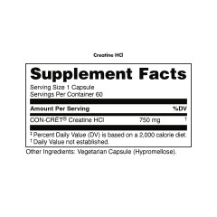 BUCKED UP, Креатин гидрохлорид  60 капсул, (60 порций)