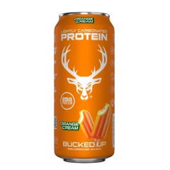 BUCKED UP, Protein Soda, слабогазированная протеиновая вода, вкус Orange cream (апельсиновый крем), 473 мл (16 унций)