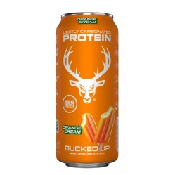 BUCKED UP, Protein Soda, слабогазированный протеиновый напиток, вкус Orange cream (апельсиновый крем), 473 мл (16 унций)