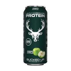 BUCKED UP, Protein Soda, слабогазированный протеиновый напиток, вкус Green Apple (зеленое яблоко), 473 мл (16 унций)